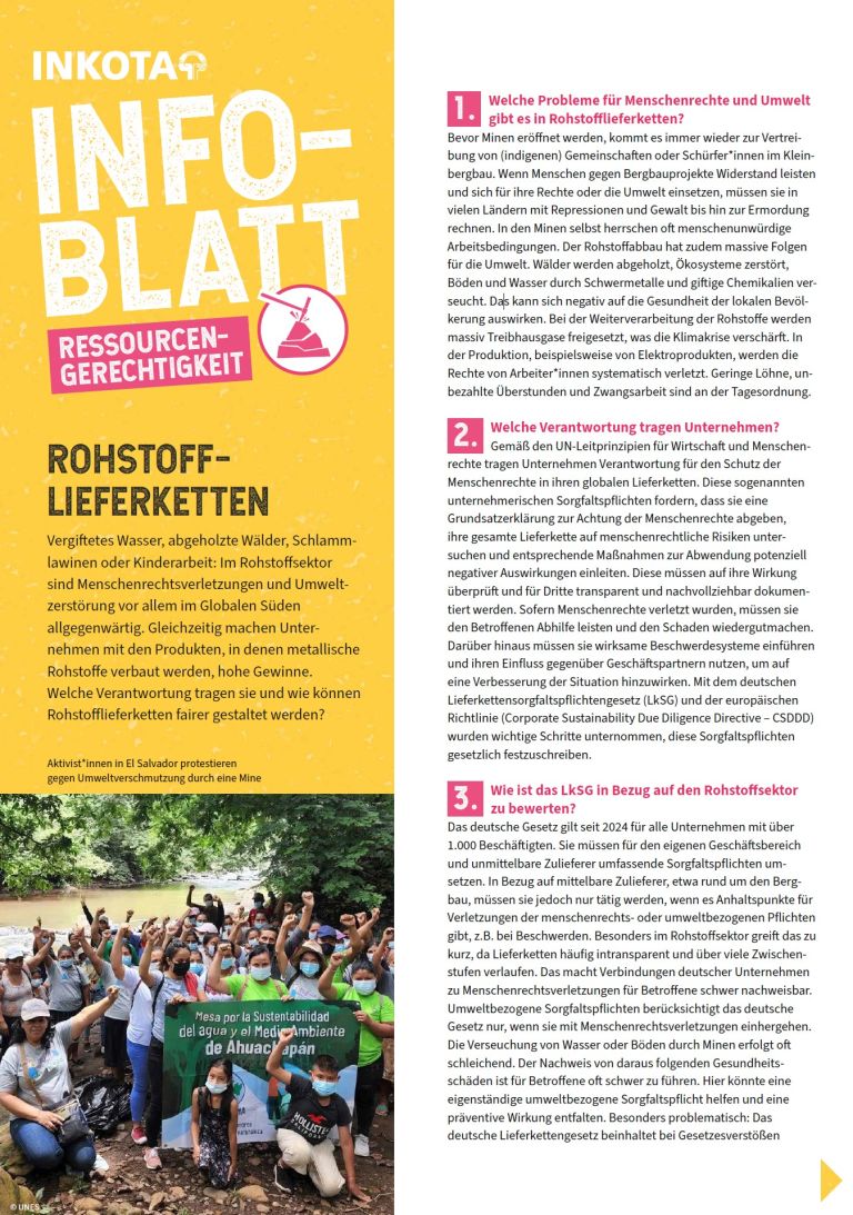 infoblatt rohstofflieferkette